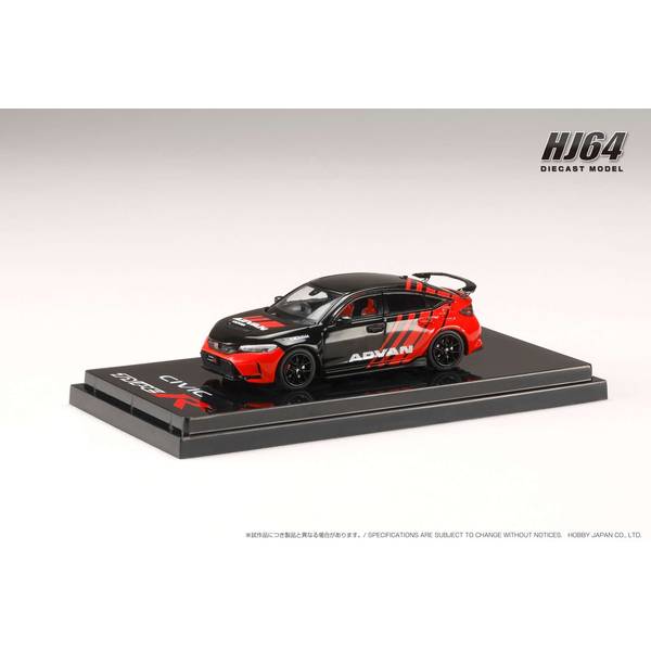1/64 ホンダ シビック タイプR FL5 YOKOHAMA ADVAN COLOR カスタムカラーバージョン 完成品ミニカー HJ641063AV