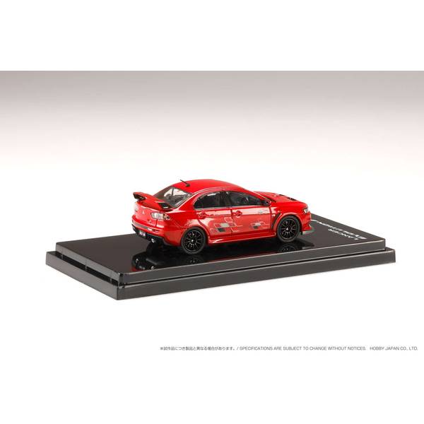 1/64 ミツビシ ランサーエボリューション 10 ラリーアート レッドメタリック