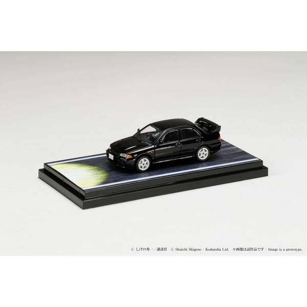 1/64 ミツビシ ランサーRSエボリューション III/頭文字D VS高橋涼介 須藤京一ドライバーフィギュア付 完成品ミニカー HJ643010D