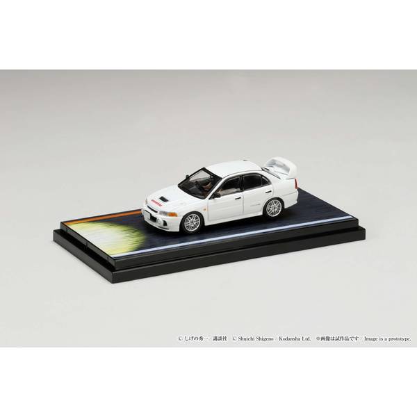 1/64 ミツビシ ランサーRSエボリューション IV/頭文字D VS藤原拓海 岩城清次ドライバーフィギュア付 完成品ミニカー HJ642011D
