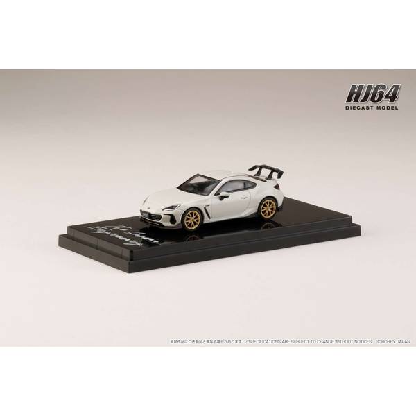 1/64 スバル BRZ STI PERFORMANCE クリスタルホワイトパール 完成品ミニカー HJ642047SW