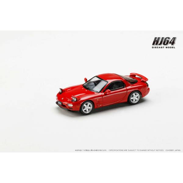 1/64 アンフィニ マツダ RX-7 FD3S TYPE RS ヴィンテージレッド 完成品ミニカー HJ644007AR