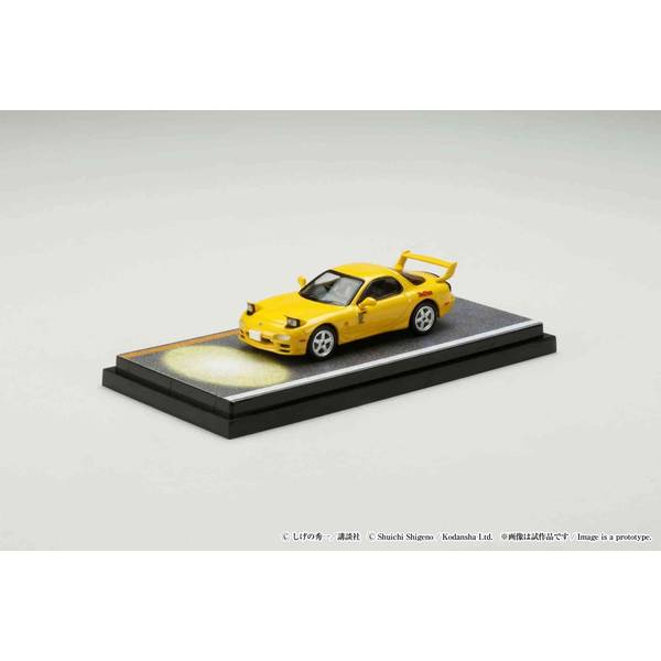 1/64 マツダ RX-7 FD3S RED SUNS/頭文字D VS藤原拓海 高橋啓介ドライバーフィギュア付き 完成品ミニカー HJ645007DA
