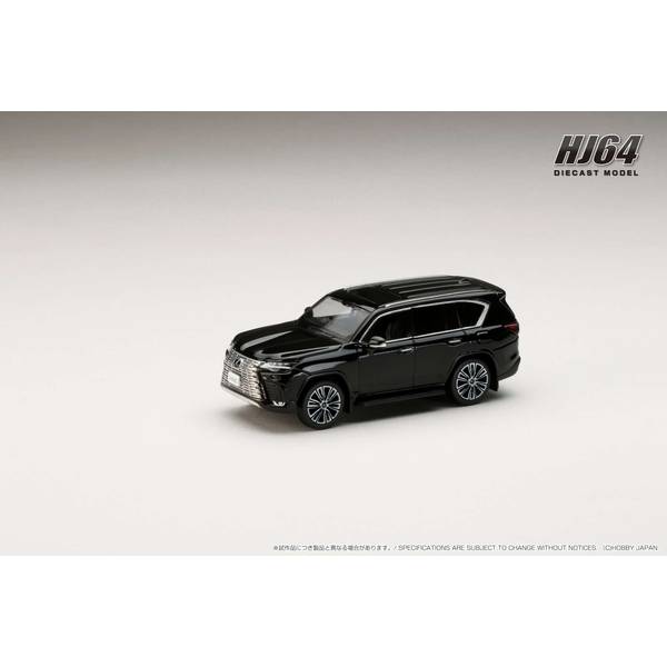 1/64 レクサス LX600 ブラック 完成品ミニカー HJ642061BK