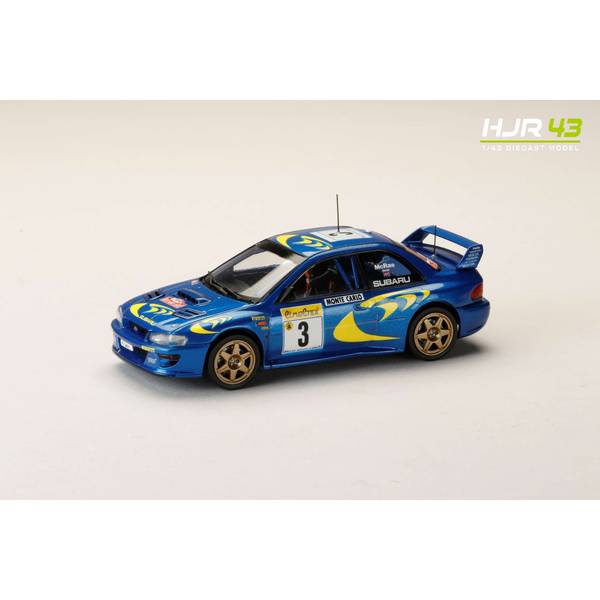 1/43 スバル インプレッサ No.3 1997 WRC ラリー・モンテカルロ C.マクレー/N.グリスト 完成品ミニカー HJR431001A
