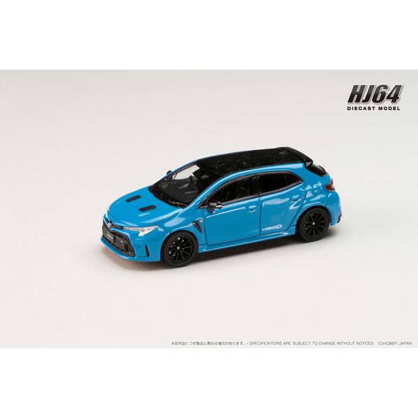 1/64 トヨタ GRカローラ RZ シアンメタリック 完成品ミニカー HJ641067BL