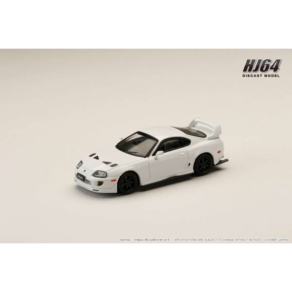 1/64 トヨタ スープラ JZA80 JDM カスタムバージョン スーパーホワイトII 完成品ミニカー HJ644042W