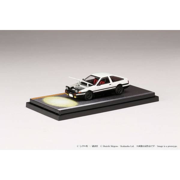 1/64 トヨタ スプリンタートレノ GT APEX AE86 頭文字D エンジン搭載モデル VS 須藤 京一 完成品ミニカー HJ641052DB