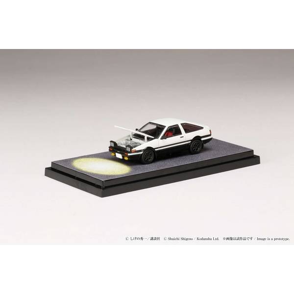 1/64 トヨタ スプリンタートレノ GT APEX AE86 頭文字D エンジン搭載モデル with 秋山 渉 完成品ミニカー HJ641052DC