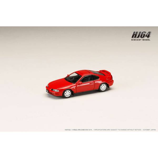 1/64 ホンダ プレリュード 2.2Si-VTEC BB4 前期型 ミラノレッド 完成品ミニカー HJ641066R