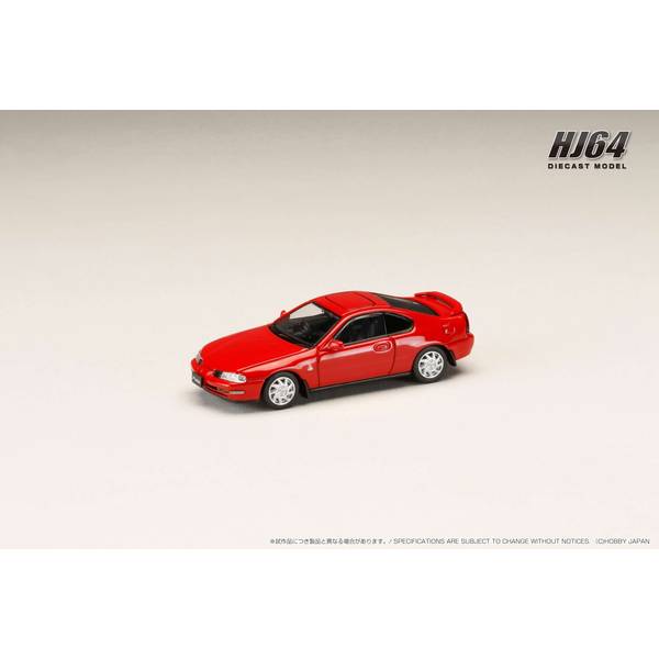 1/64 ホンダ プレリュード 2.2Si-VTEC BB4 後期型 ミラノレッド 完成品ミニカー HJ642066R