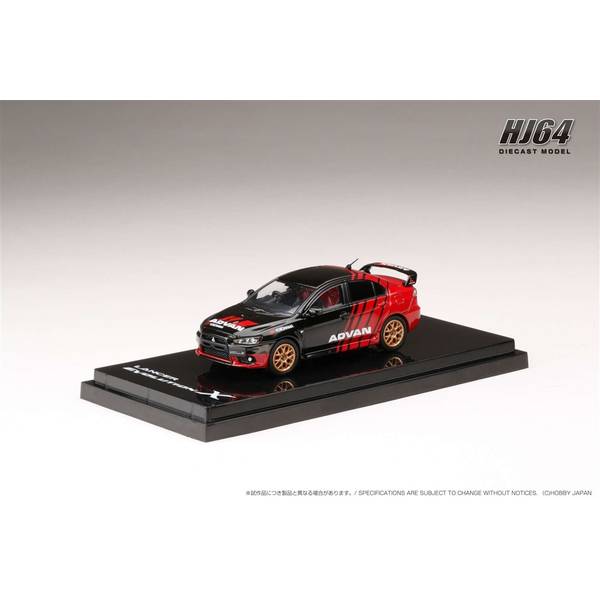 1/64 ミツビシ ランサーエボリューションX YOKOHAMA ADVAN COLOR 完成品ミニカー HJ644053AV