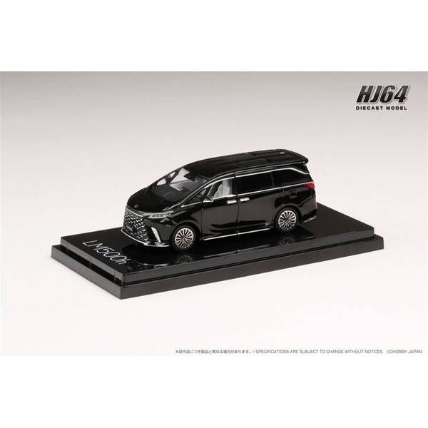 1/64 レクサス LM500h 左ハンドル仕様/4座 グラファイトブラックガラスフレーク 完成品ミニカー HJ641076BBK