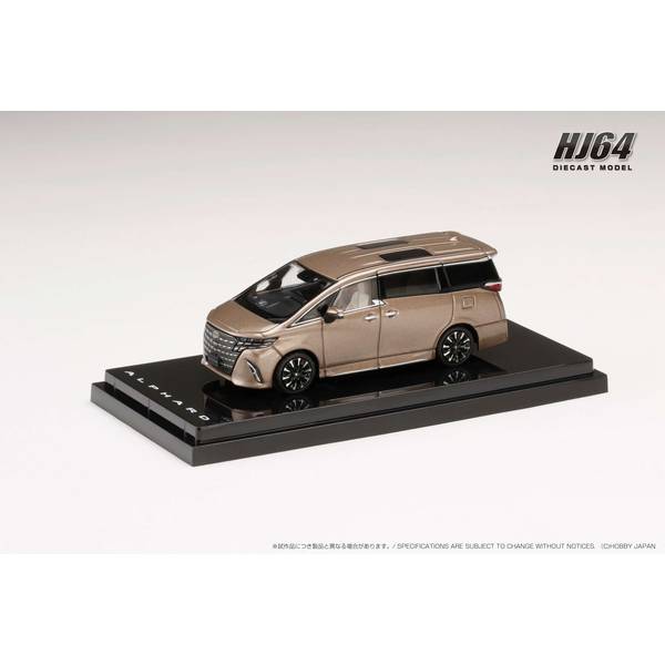 1/64 トヨタ アルファード エグゼクティブラウンジ プレシャスレオブロンド 完成品ミニカー HJ641078AG