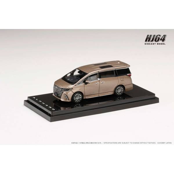 1/64 トヨタ アルファードZ プレシャスレオブロンド 完成品ミニカー HJ641078BG