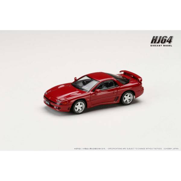 1/64 ミツビシ GTO ツインターボ JDM STYLE クタニレッドパール 完成品ミニカー HJ644065RM