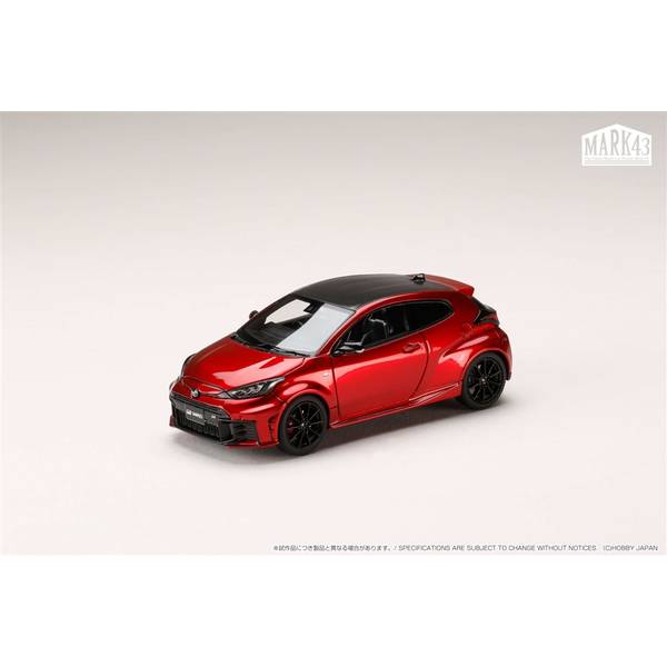 1/43 トヨタ GRヤリス RZ High performance 2024 エモーショナルレッド II 完成品ミニカー PM43145BR