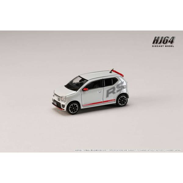 1/64 スズキ アルト ターボ RS HA36S RS デカールチューン パールホワイト 完成品ミニカー HJ642070BW