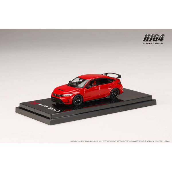1/64 ホンダ シビック タイプR FL5 フレームレッド 完成品ミニカー HJ643063R
