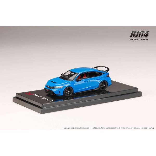 1/64 ホンダ シビック タイプR FL5 レーシングブルー 完成品ミニカー HJ643063BL