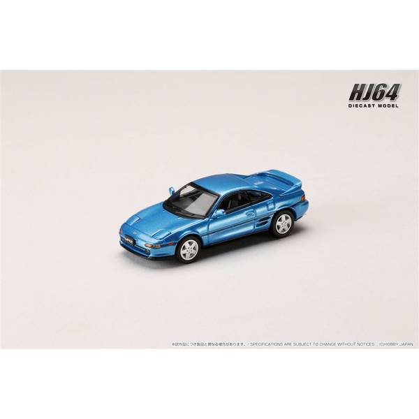 1/64 トヨタ MR2 SW20 GT-S 1991 ミディアムブルーマイカメタリック 完成品ミニカー HJ642045MBL
