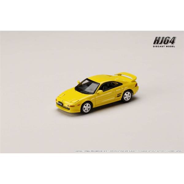 1/64 トヨタ MR2 SW20 GT-S 1993 スーパーブライトイエロー 完成品ミニカー HJ643045Y