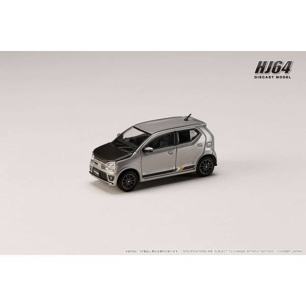1/64 スズキ アルト ワークス HA36S カーボンボンネット カスタム スチールシルバーメタリック 完成品ミニカー HJ641070CS