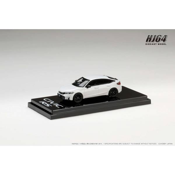 1/64 ホンダ シビック RS プラチナホワイトパール 完成品ミニカー HJ642046AW