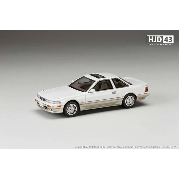 1/43 トヨタ ソアラ 3000 TWINCAM 24 GT-LIMITED MZ20 1988 クリスタルホワイトトーニング II 完成品ミニカー HJD432002CW