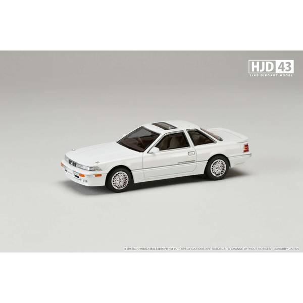 1/43 トヨタ ソアラ 2000 TWINCAM24 TWIN TURBO GT-TWIN TURBO L GZ20 1988 スーパーホワイト III 完成品ミニカー HJD432003W