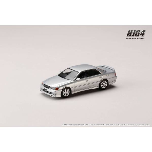 1/64 トヨタ チェイサー ツアラー V JZX100 1998/Mesh Front Grill シルバーメタリック 完成品ミニカー HJ643072S