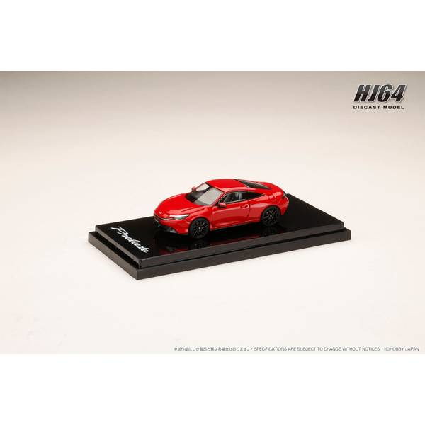 1/64 ホンダ プレリュード 2025 フレームレッド 完成品ミニカー HJ641085R