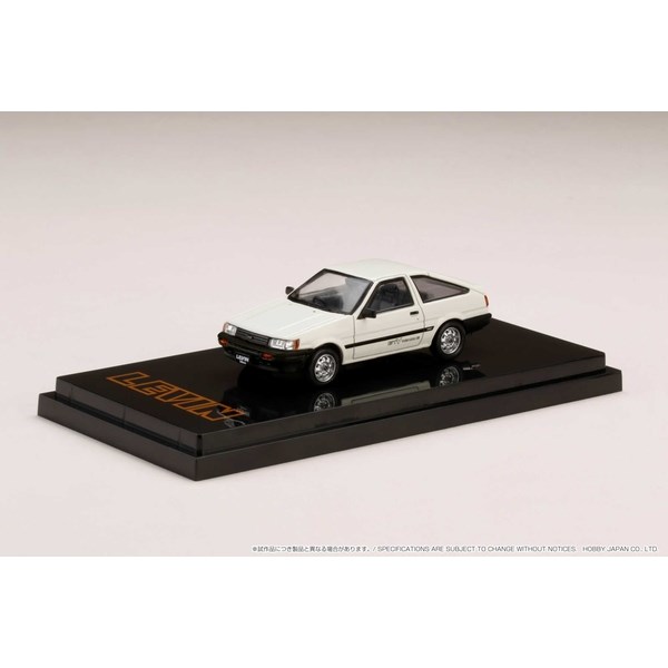 ホビージャパン 1/64 トヨタ カローラ レビン AE86 3 ドア GTV ホワイト 完成品ミニカー HJ641037BWK