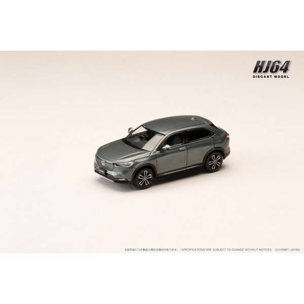 1/64 ホンダ VEZEL e: HEV Z メテオロイドグレー・メタリック 完成品ミニカー HJ641071AGM