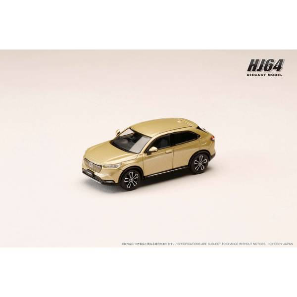 1/64 ホンダ VEZEL e: HEV Z サンドカーキ・パール 完成品ミニカー HJ641071AK