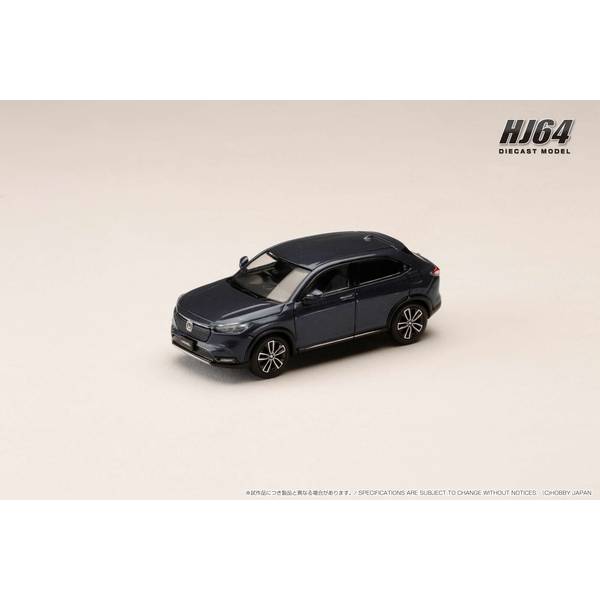 1/64 ホンダ VEZEL e: HEV Z ミッドナイトブルービーム・メタリック 完成品ミニカー HJ641071ABL