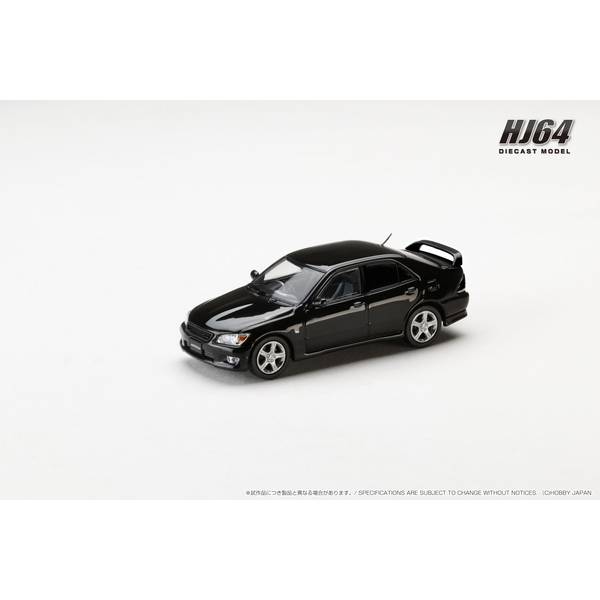 1/64 トヨタ アルテッツァ RS200 E10 1998 純正オプション装着車 ブラック 完成品ミニカー HJ642080BBK