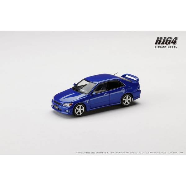 1/64 トヨタ アルテッツァ RS200 E10 1998 純正オプション装着車 ブルーマイカ 完成品ミニカー HJ642080BBL