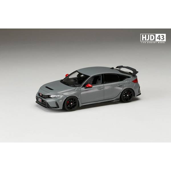 1/43 ホンダ シビック TYPE R FL5 RACING BLACK Package 純正オプション装着車 ソニックグレーパール 完成品ミニカー HJD431004GM