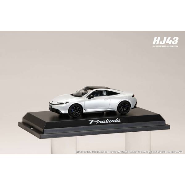 1/43 ホンダ プレリュード 2025 ホワイト/ブラックルーフ 完成品ミニカー HJ432010WB