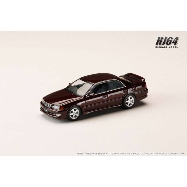 1/64 トヨタ チェイサー ツアラーV JZX100 アーリーバージョン 1996 パープルカスタマイズカラー 完成品ミニカー HJ641072P