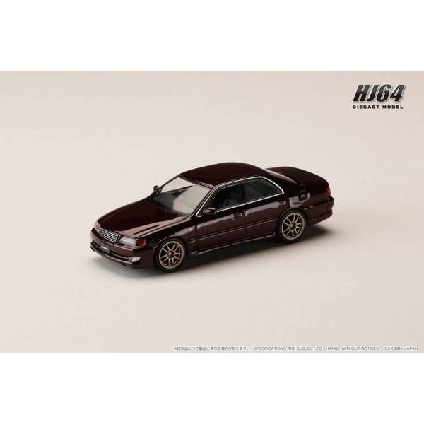 1/64 トヨタ チェイサー ツアラーV JZX100 アーリーバージョン 1996 JDM STYLE 10スポーク パープル 完成品ミニカー HJ645072AP