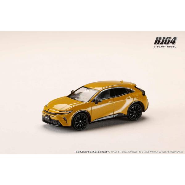 1/64 トヨタ クラウンスポーツ Z 2.5L ハイブリッド マスタード 完成品ミニカー HJ641084AY