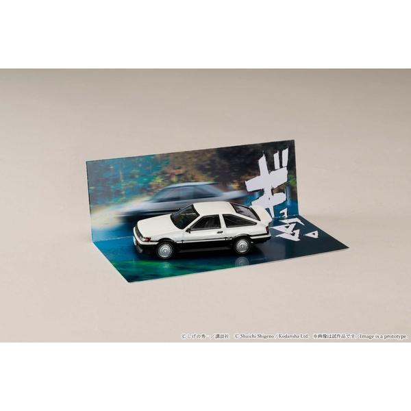 1/64 トヨタ カローラ レビン AE86/頭文字D 秋山 渉 VS 藤原 拓海
