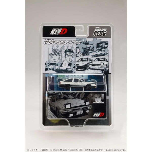 1/64 トヨタ スプリンタートレノ AE86/頭文字D 藤原 拓海 VS 中里 毅