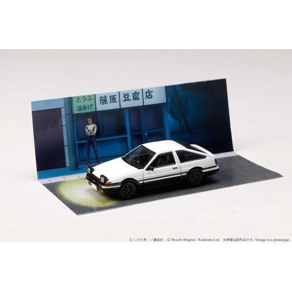 1/64 トヨタ スプリンタートレノ AE86/頭文字D 藤原 拓海 VS 中里 毅