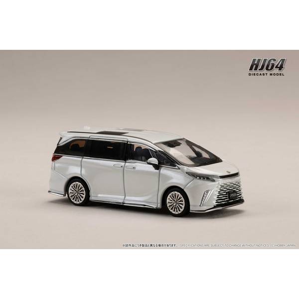 1/64 レクサス LM カスタムバージョン 6シーター 500h RHD ブラックインテリア ソニッククォーツ 完成品ミニカー HJ645076BW