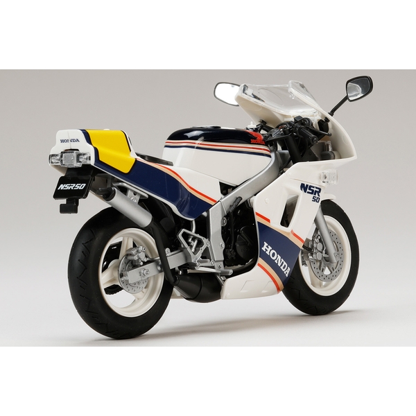 ホビージャパン HJMバイクシリーズ No.3 1/12 ホンダ NSR50 ’89 ロスホワイト×セイシェルナイトブルー HJMB003