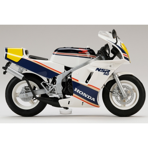 ホビージャパン HJMバイクシリーズ No.3 1/12 ホンダ NSR50 ’89 ロスホワイト×セイシェルナイトブルー HJMB003