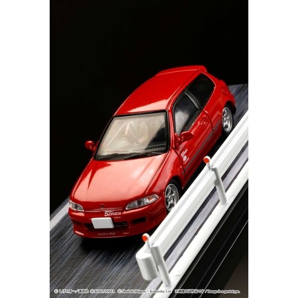 1/64 ホンダ シビック EG6 妙義 Night Kids/庄司慎吾 頭文字D: ジオラマセット